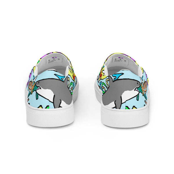 Men’s slip-on canvas shoes Shark