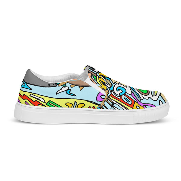 Men’s slip-on canvas shoes Shark