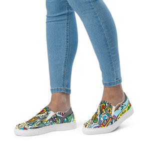 Ladies' slip-on canvas shoes Shark