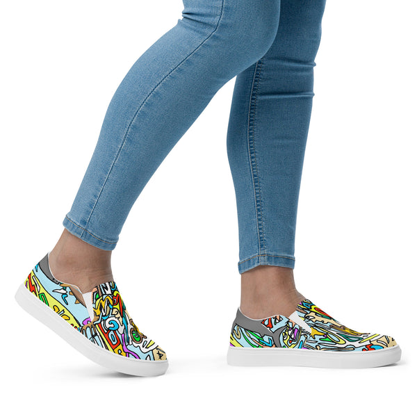 Ladies' slip-on canvas shoes Shark