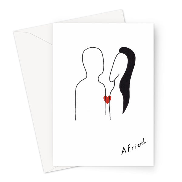 You and me Greeting Card