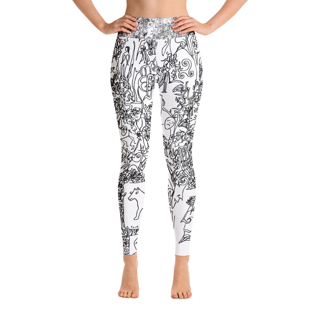 Ladies' Yoga Leggings The queen of a distant country