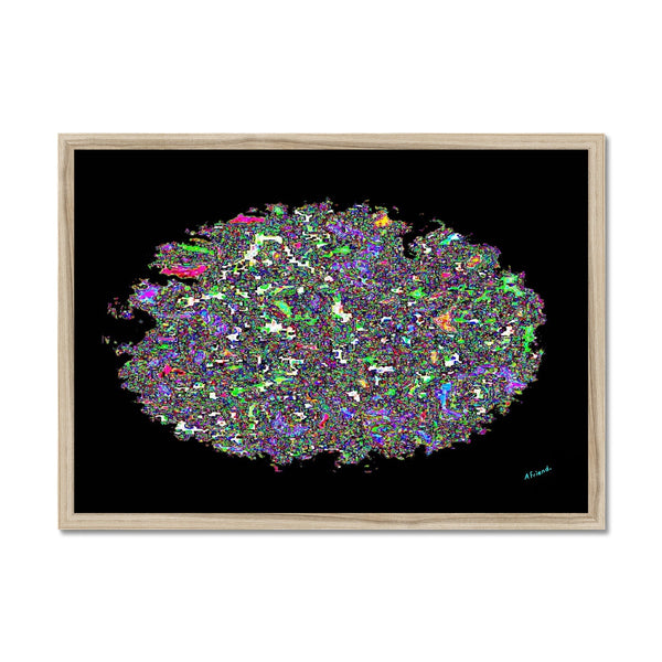 The universe begins to end Framed Print